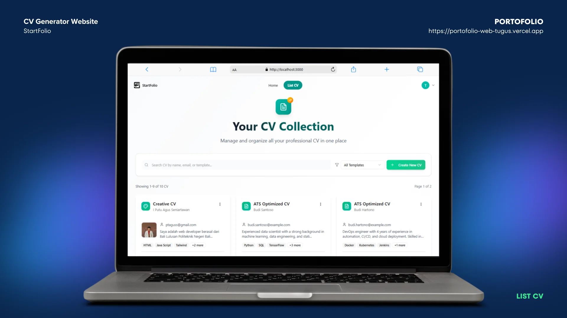 Startfolio - 2